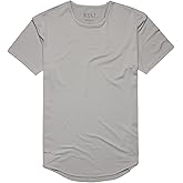 BYLT Performance Drop-Cut Men's T Shirt – Athletic Drop Cut Crewneck Tee – Moisture Wicking, Quick-Dry, Tapered Fit