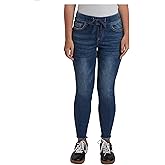 Royalty for Me Womens Women's Petite High Rise Denim Ankle Jogger