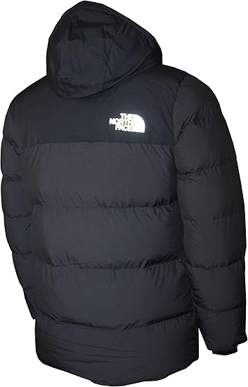 black north face jacket with hood