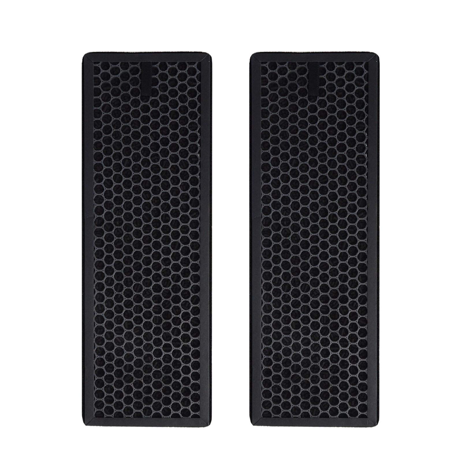 PUREBURG BRFV1E Replacement Carbon Filters Compatible with Braun Air Purifier BFD104BE2, 2-Pack Activated Carbon Odor Remove