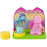 Gabby's Dollhouse Gabby&rsquo;s Dollhouse Kitty Narwhal&rsquo;s Carnival Room, Playset, | Carnival Room Playset, Kitty Narwhal Figure, Ball Pool, Ring Toss Game, Surprise Toy, Kids Toys for Girls &amp; Boys Ages 3+