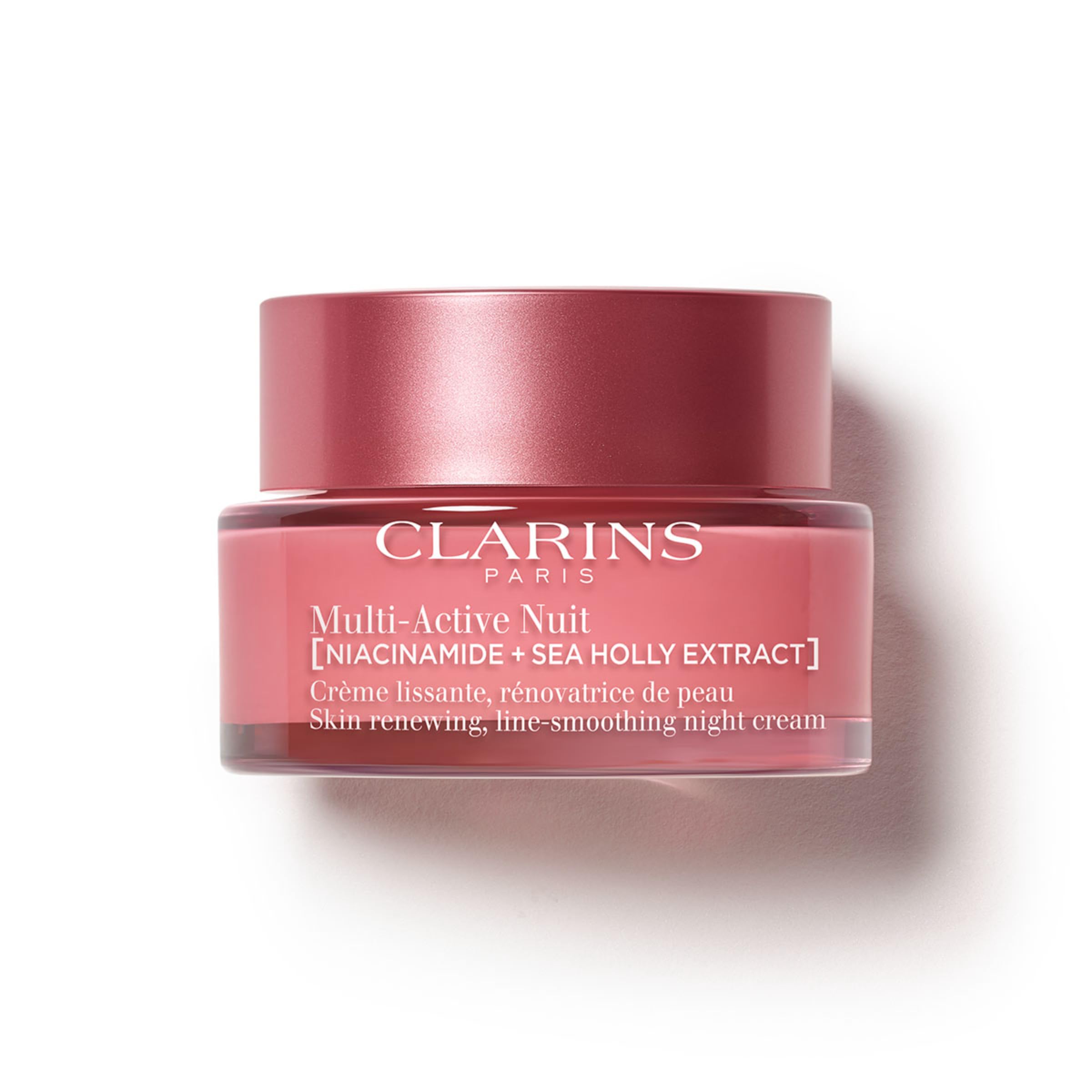 Clarins Multi-Active Renewing Night Moisturizer with Niacinamide | Smooth Fine Lines | Visibly Tighten Pores | Even Tone and Texture | Boost Glow | Strengthen Moisture Barrier | Dry Skin Type