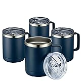 MEWAY 12oz Coffee Mug With Handle 4 Pack