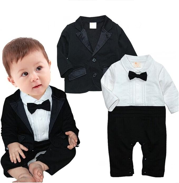 baby boy occasion romper
