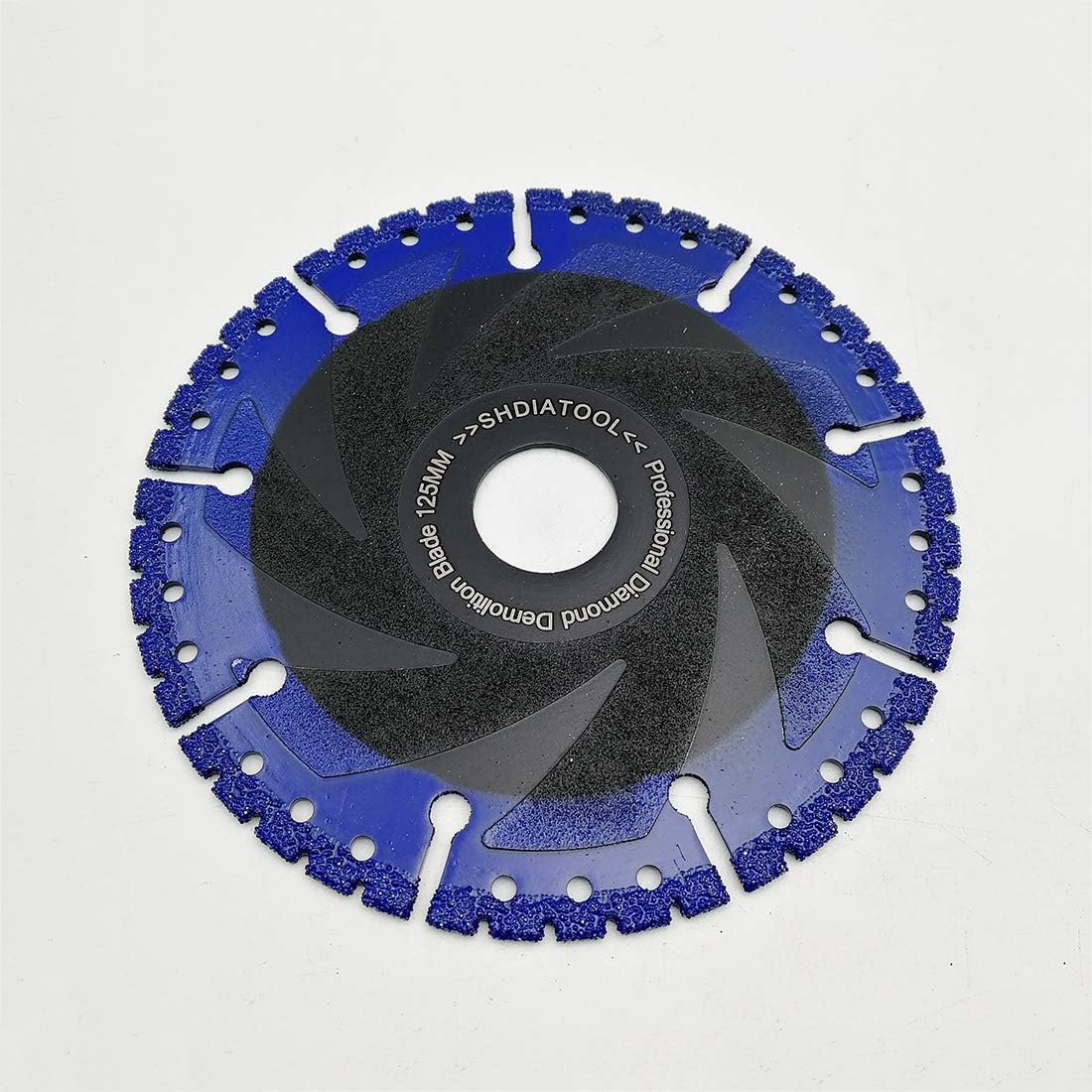 SHDIATOOL Diamond Cutting Disc 5 Inches / 125mm Vacuum Brazed Cut-off Wheel for All Purpose Demolition Blade for Stone Iron Steel Metal - Image 4