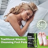 Rezolite Foot Detox Patches 40 Pcs Natural Deep Cleansing for Sleep & view 4