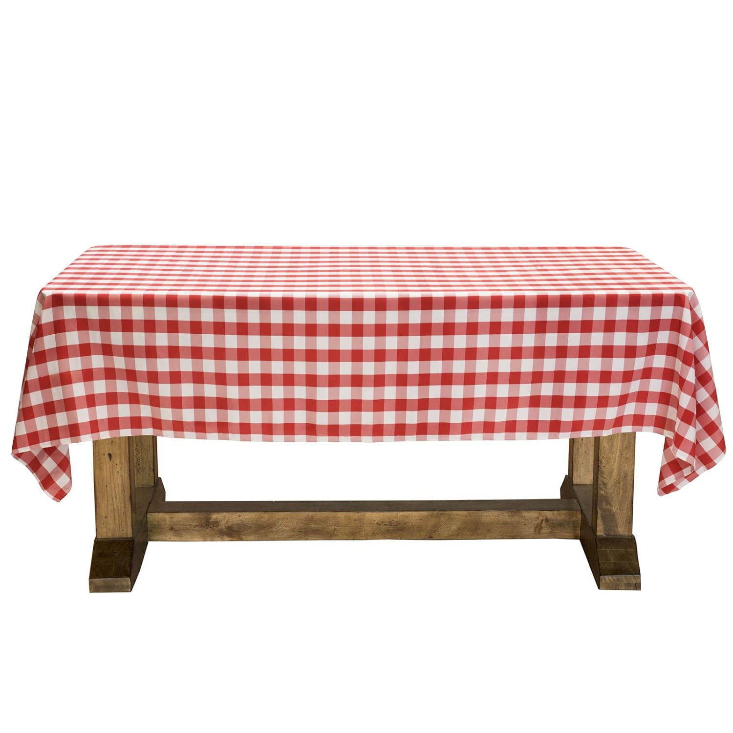 Best red check table cloth