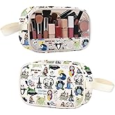 ENSIANTH Movie Inspired Clear Toiletry Bag Skull Merch-Spooky- Character Fans Gift Zero Ghost Dog Cosmetic Bag (Nightmare clear)