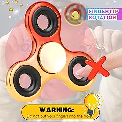 Fidget Spinner 2 Pack, Metal Fidget Spinners
