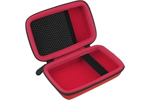 Aenllosi Hard Carrying Case Compatible with Blaze Taito/Capcom Super Pocket Arcade Gaming Handhled, Red (Case Only)