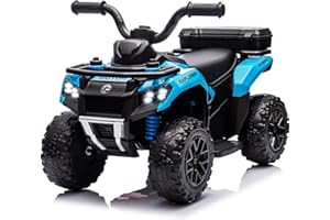VOLTZ TOYS Explorer Quad UTV Ride-On Car Toy for Kids with 6V Battery, LED Lights, Music Player, Suspension, Battery Powered 