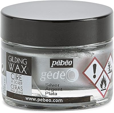 Gedeo 766510 Gilding Wax Silver 30 ml by Pebeo