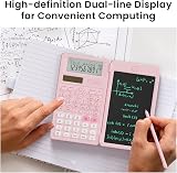 ROATEE 82MS Plus Scientific Calculator with Writing Tablet Dual Power Solar view 5