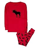 Leveret Boys Girls Kids Two Piece Cotton Pajamas