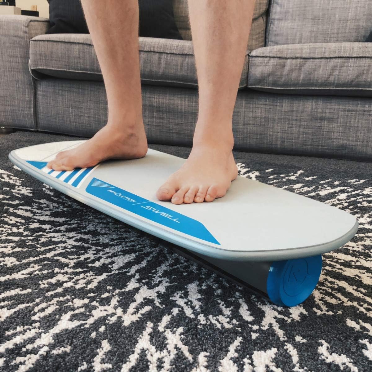 Revolution Swell 2.0 | Surf & Paddle Balance Board Trainer (Midnight - Black) : Sports & Outdoors