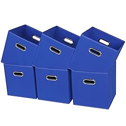 Yunkeeper Fabric Cubby Storage Bins，13x13x13
