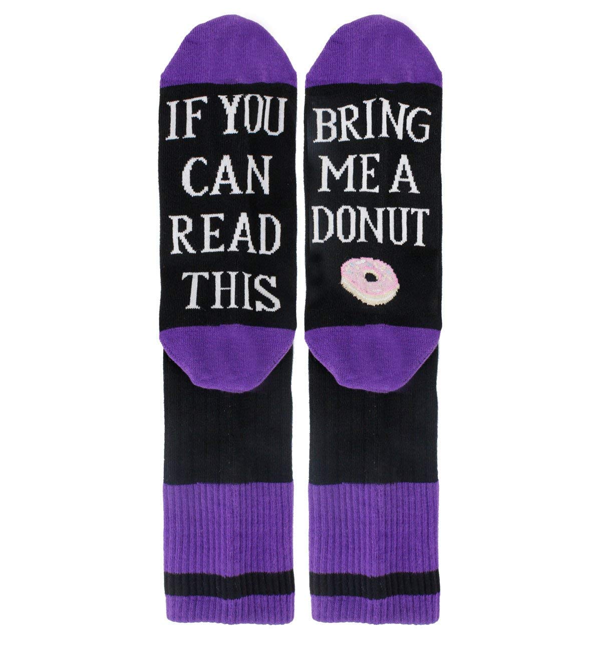 If You Can Read This Funny Saying Ankle Christmas Socks Wine Cotton Crew Socks for Men Women