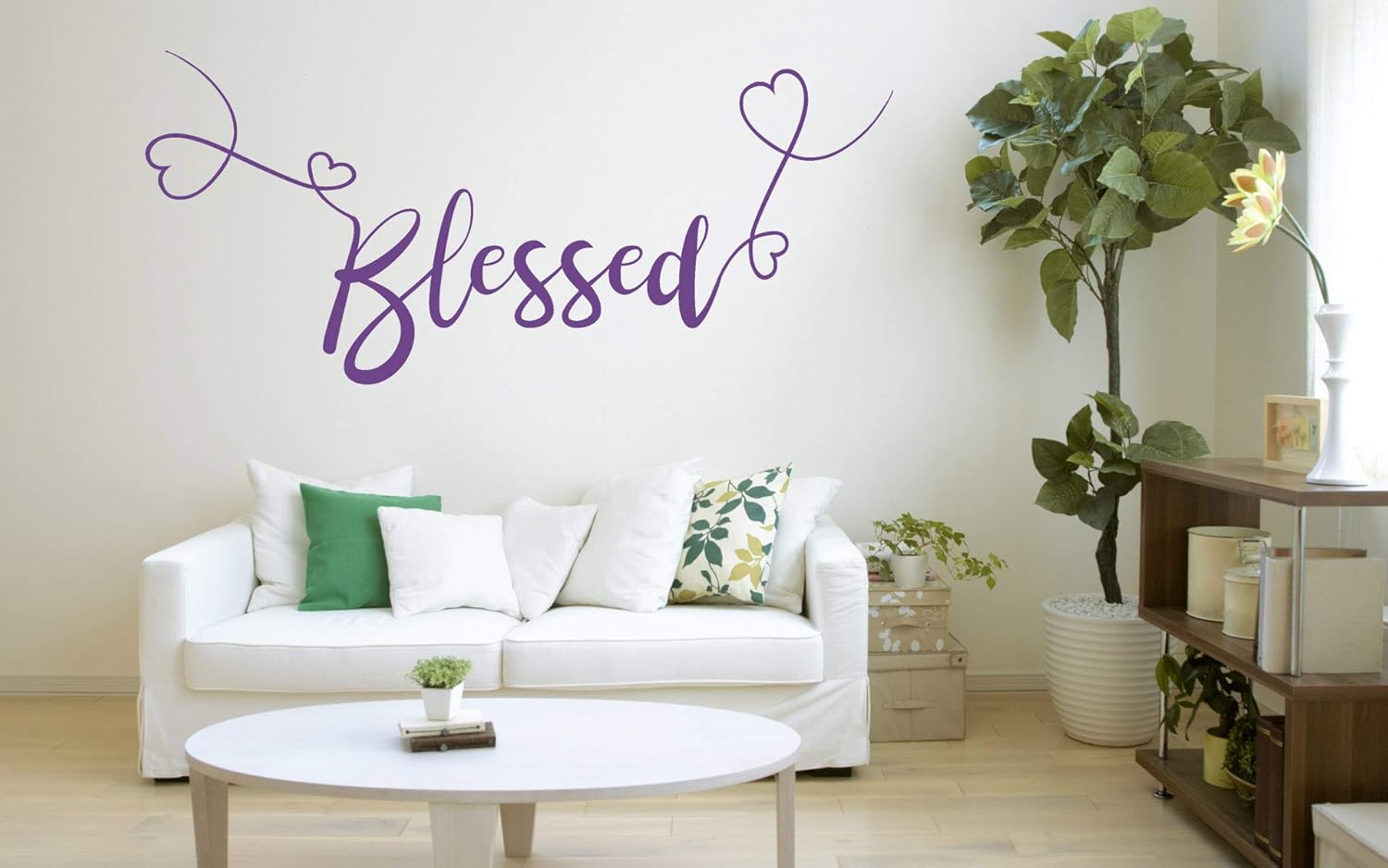 Blessed Flourish Vinyl Wall Art Sticker Mural Decal Home