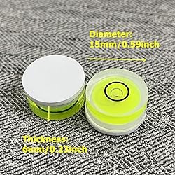 YMGBHNKJLS 5Pcs Small Circular Bubble Levels with