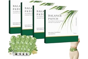 Japanese Herbal Balance Patch, Plant Herbal Navel Patches-Belly Patches to Lose Weight for Men & Women, 5 Tablets Per Box (4p