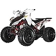 Coleman Powersports AT125Y 120cc Gas Powered Youth ATV, Hydraulic Disc Brakes, Independent Suspension, 175 lbs Maximum Load, Heavy-Duty Off-Road Utility Vehicle