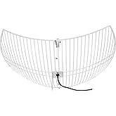 Nooelec Satellite Mesh Antenna Bundle for Inmarsat, Iridium, & Hydrogen Line Applications. 20dBi Parabolic Antenna w/ 1.4GHz