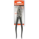 Crescent 8" Button Fence Pliers | 10008VN-05 | Grips, Twists, and Bends Wire with Ease, Forged Alloy Steel for Superior Strength, Induction-Hardened Edges for Clean Cuts