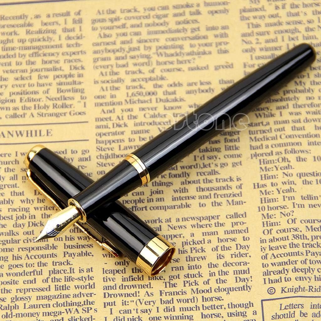 Fountain Pen Nib Medium BAOER 388 Black Metal Office and Stationary Supplies