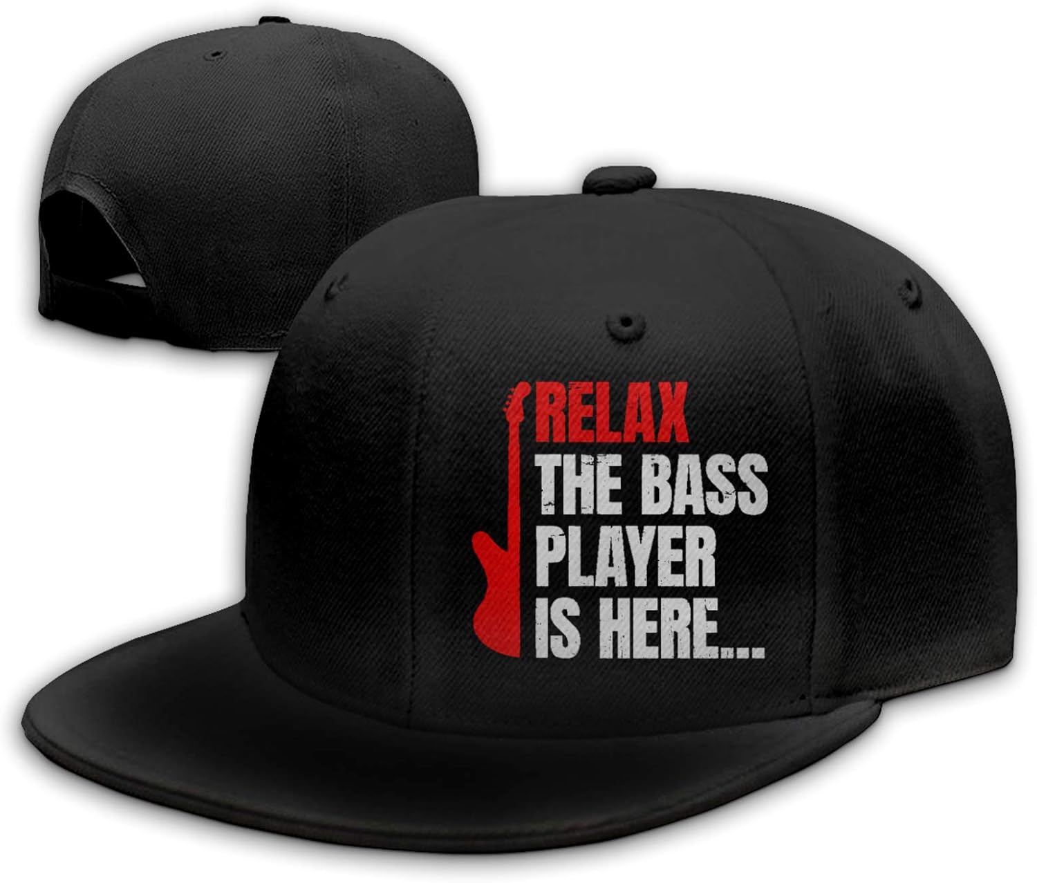 Baseball Cap for Adults Relax The Bass Player's Here Trucker Hat