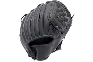 Lismyakey Baseball Gloves Sports Baseball and Softball Glove - Outdoor Sports Left Hand Baseball Glove PU Leather Thickening 