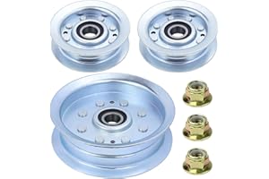 GELASKA 2 Pack GY20067 Idler Pulley with GY20629 Pulley Replaces John Deere GY22172, GY22082, GY20110, AUC17621, 756-05034 fo