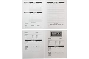 SMITTY OFFICIAL'S APPAREL Smitty | ACS-533 | 4 Sided Football Game Card | Set of 25 | Official's Choice!