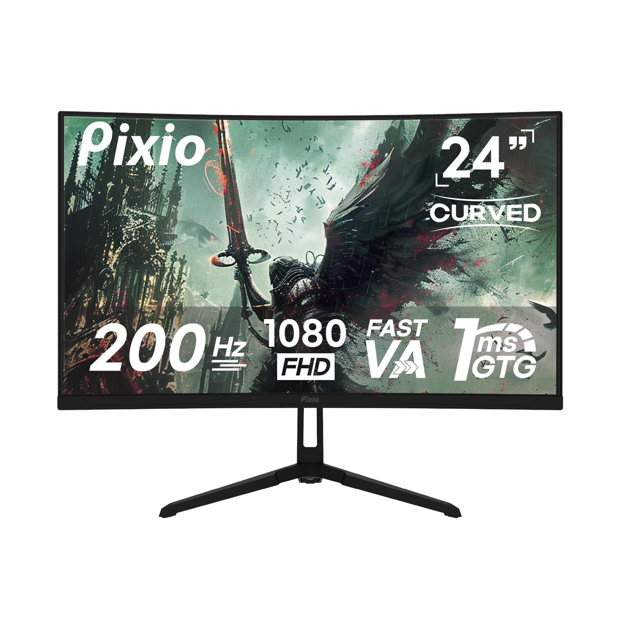 Pixio PXC248 Wave 24 inch 200Hz Refresh Rate FHD