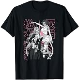 Bleach Rangiku and Haineko Silhouette Pose Anime T-Shirt