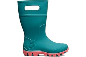 BOGS Unisex-Child Footwear Essential Kids' Waterproof Rain Boots