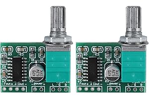 Audio Amplifier Board,ASHATA 2Pcs PAM8403 Mini 5V Digital Power Amplifier Module Audio Amplifier Module Board,Audio Amp Stron