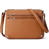 WESTBRONCO Crossbody Bags for Women, Medium Size Shoulder Handbags, Satchel Purse with Multi Zipper Pocket