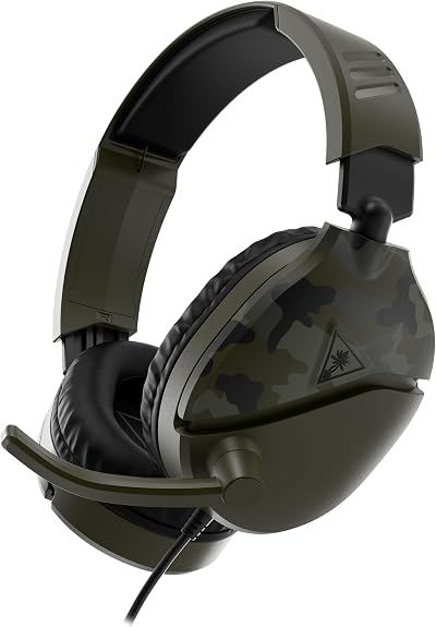 Turtle Beach Recon 70 Camo Green Wired Multiplatform Gaming Headset
