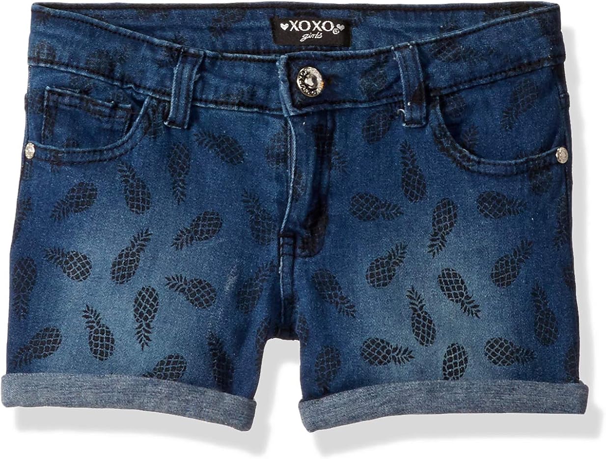 girls stretch denim shorts