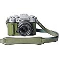 SMALLRIG X-T50 Half Leather Case Kit with Shoulder Strap, Retro Style Leather Camera Half Leather Case with Aluminum Alloy Frame for FUJIFILM X-T50 (Green) - 4711