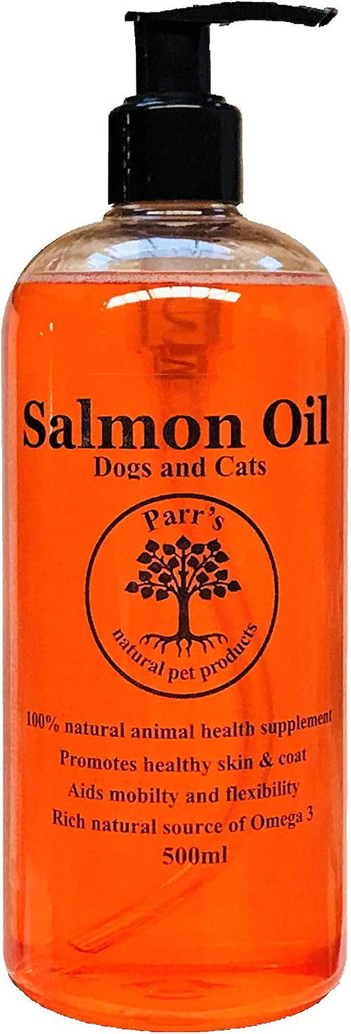 Salmon Oil - 100% Crystal Clear & Pure for Dogs and Cats-500ml