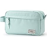 Sooez High Capacity Pencil Pen Case, Durable Pencil Bag Pouch Box Organizer Cases, Portable Journaling Supplies with Easy Gri