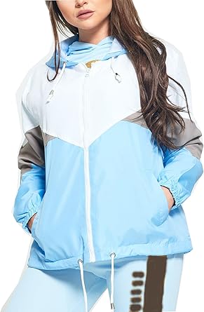 ladies hooded rain mac