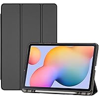 ProCase Cover for Galaxy Tab S6 Lite 10.4 Case 2024 2022 2020 with S Pen Holder(SM-P620/P625/P613/P619/P615/P610), Trifold St