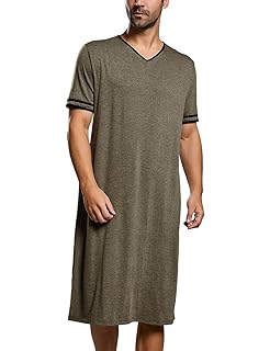 mens nightdress cotton