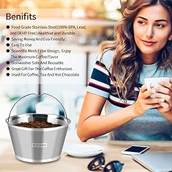 8-12 Cup Reusable Basket Permanent Coffee