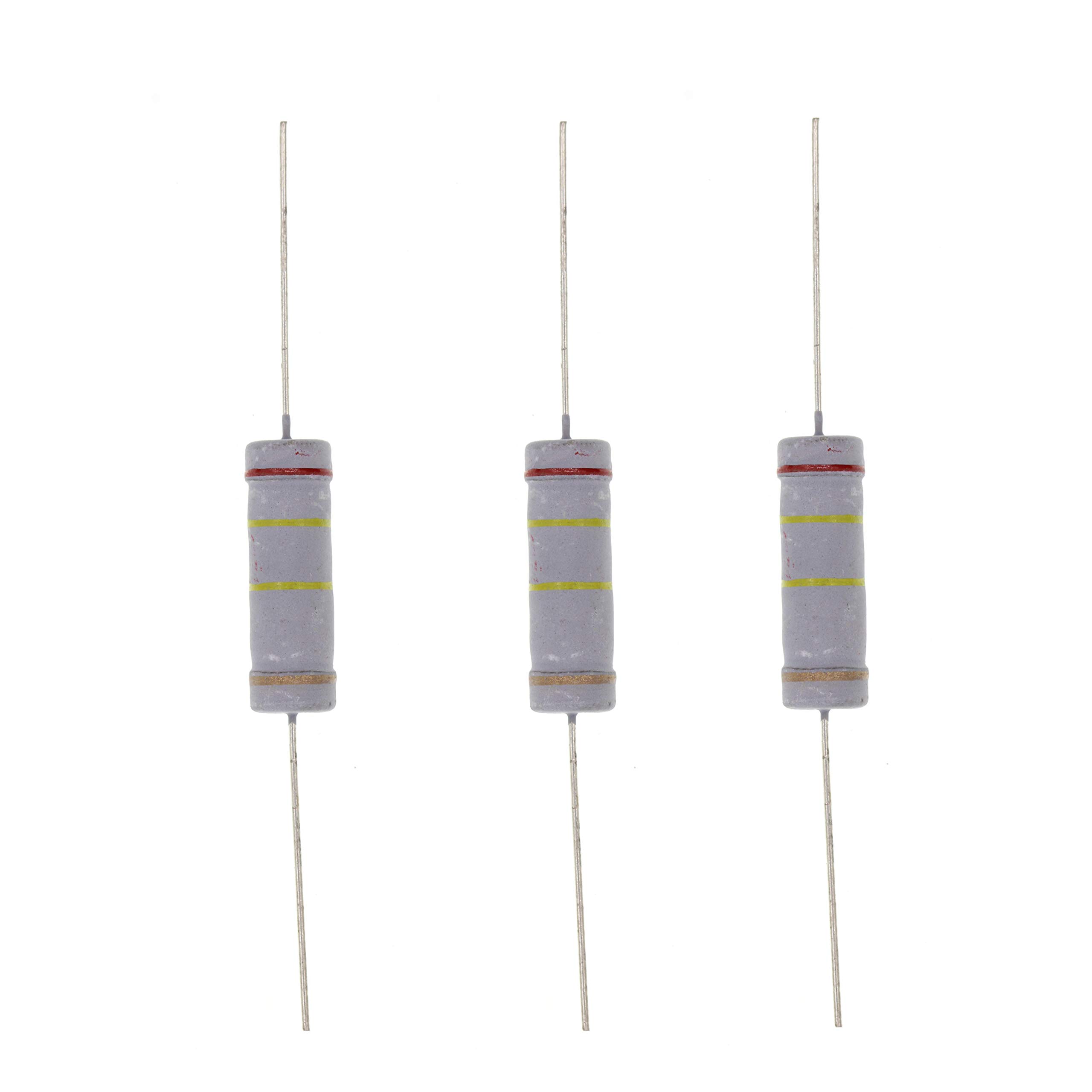 HUABAN 10PCS 5W 5 Watts 240K 240K Ohm 5% Metal Oxide Film Resistor