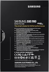 Samsung 980 500GB NVMe M.2 PCIe 3.0 SSD MZ-V8V500BW view 7