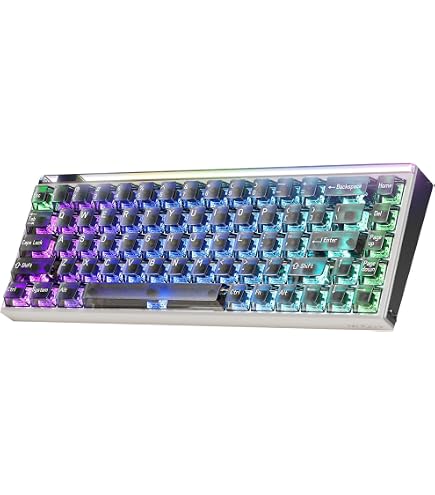 Amazon.com: ZENT75-HE Aluminum 75% Wired Magnetic Keyboard