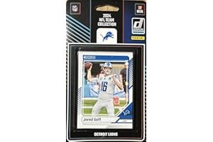 PANINI Detroit Lions 2024 Donruss Factory Sealed Team Set Featuring Jahmyr Gibbs, Jared Goff, Sam LaPorta and Barry Sanders with Terrion Arnold Rated Rookie Card Plus